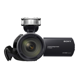 Sony NEX-VG20H Manuel utilisateur | Fixfr