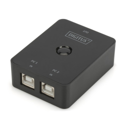 Digitus DA-70135-2 USB 2.0 sharing switch Manuel du propriétaire | Fixfr