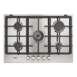 Whirlpool AKT 970/IX Hob Manuel utilisateur | Fixfr