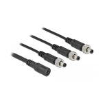 DeLOCK 86572 DC Splitter Cable 5.5 x 2.1 mm 1 x female to 3 x male screwable Fiche technique