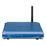 Trendnet TEW-432BRP 54Mbps 802.11g Wireless Firewall Router Manuel utilisateur
