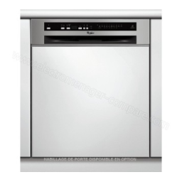 Whirlpool ADG 8773 A++ PC IX Dishwasher Manuel utilisateur | Fixfr