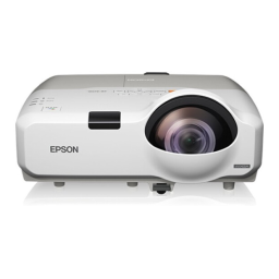 Epson EB-425W Manuel du propriétaire | Fixfr