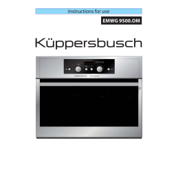 Küppersbusch emwg 9500 0 m Manuel utilisateur | Fixfr