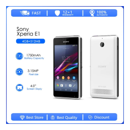 Sony Xperia E1-D2005 Manuel utilisateur | Fixfr