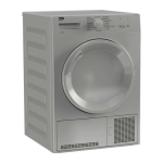 Beko S&egrave;che-linge hublot DB7111PA0S 7 kg Silver Manuel utilisateur