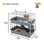 Ferplast 57046817 RABBIT 100 DOUBLE Mode d'emploi