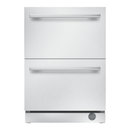 Thermador T24UC910DS 24-Inch Under-Counter Double Drawer Refrigerator/Freezer Manuel utilisateur | Fixfr