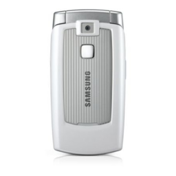 Samsung SGH-X540 Manuel du propriétaire | Fixfr