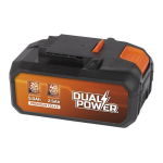 Powerplus POWDP9037 BATTERY 2X20V 5.0/2.5AH (20V &amp; 40V TOOLS) Manuel du propri&eacute;taire