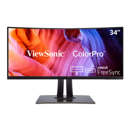 ViewSonic VP3481A-S MONITOR Mode d'emploi | Fixfr