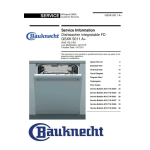 Bauknecht GSX 851 FD Manuel utilisateur