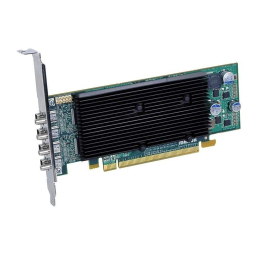 Matrox M9148 LP PCIE X16 Manuel utilisateur | Fixfr