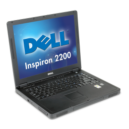 Dell Inspiron 2200 laptop Manuel du propriétaire | Fixfr