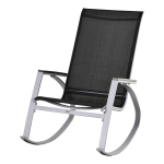 Outsunny 84A-037 Outdoor Modern Front Porch Patio Rocking Sling Chair Mode d'emploi