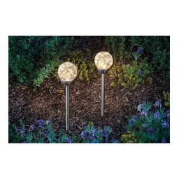 esotec 102312 Solar Steckleuchten Golden Balls 2er Set Mode d'emploi | Fixfr