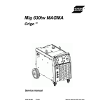 ESAB Mig 630t Magma - Origo&trade; Mig 630tw Magma Manuel utilisateur