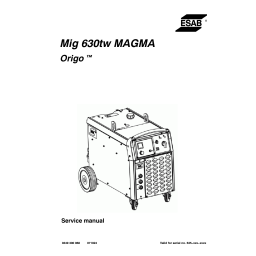 Mig 630t Magma - Origo™ Mig 630tw Magma
