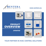Manuel utilisateur Sentera Controls FCVCGB-R