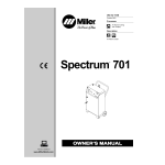 Miller SPECTRUM 701 CE Manuel utilisateur