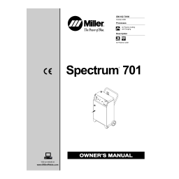 Miller SPECTRUM 701 CE Manuel utilisateur | Fixfr
