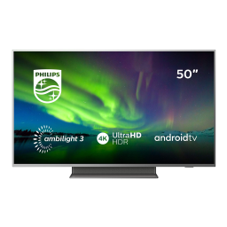 Philips 50PUS7504/12 7500 series Téléviseur Android 4K UHD LED Manuel utilisateur | Fixfr