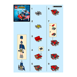 Lego 76069 Mighty Micros: Batman vs. Killer Moth Manuel utilisateur | Fixfr