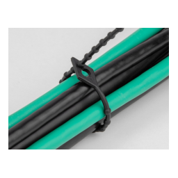 DeLOCK 19569 Beaded Cable Tie reusable L 200 x W 2.4 mm black 100 pieces Fiche technique | Fixfr