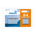 Philips LR03P10BP/59 Power Alkaline Pile Manuel utilisateur