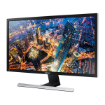 Samsung U28E590D 28&quot; E590 Series 5 UHD Monitor with High Glossy Black Finish Manuel utilisateur