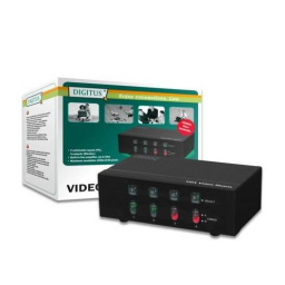 Digitus DS-48110-1 VGA-Matrix-Splitter, 250 MHz Manuel du propriétaire | Fixfr