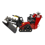 Toro Backfill Blade, TRX Trencher Attachment Manuel utilisateur