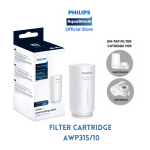 Philips AWP315/10 Cartouche filtrante Manuel utilisateur