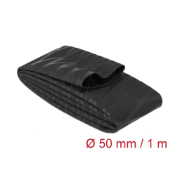 DeLOCK 19607 Heat Shrink Tube X-pattern non-slip 1 m x 50 mm black Fiche technique | Fixfr