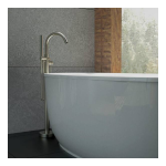 Keeney DEL45CBN Delphi Brushed Nickel 1-Handle Residential Freestanding Bathtub Faucet Manuel utilisateur