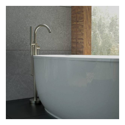Keeney DEL45CBN Delphi Brushed Nickel 1-Handle Residential Freestanding Bathtub Faucet Manuel utilisateur | Fixfr
