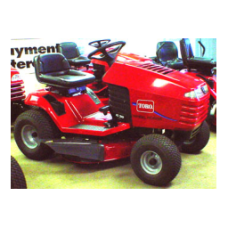 Toro 16-38HXLE Lawn Tractor Riding Product Manuel utilisateur | Fixfr