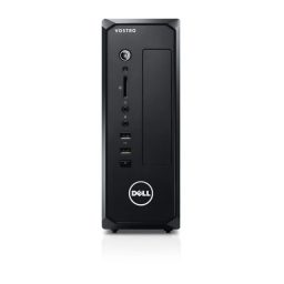 Dell Vostro 270s desktop Guide de démarrage rapide | Fixfr