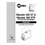 Miller MAXSTAR 200 STR Manuel utilisateur