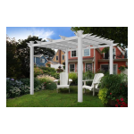 Vita 7.5x7.5 Cardiff Pergola Manuel utilisateur