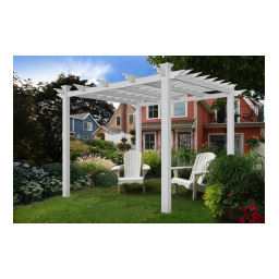 Vita 7.5x7.5 Cardiff Pergola Manuel utilisateur | Fixfr