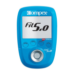 Compex fit 5.0 Appareil &eacute;lectrostimulation Product fiche