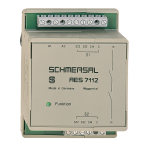 schmersal AES 7112.1 110 VAC Safety relay module Mode d'emploi