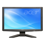 Acer X183HV Monitor Guide de d&eacute;marrage rapide