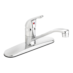 Keeney EBY65CCP Single-Handle Standard Kitchen Faucet spécification | Fixfr