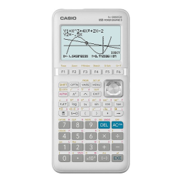 Casio fx-9860GIII Calculator Manuel utilisateur | Fixfr