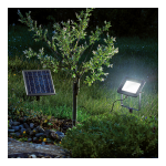 esotec 102702 Solar Wand- und Bodenstrahler Power Flood 6000 K Mode d'emploi