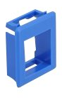 DeLOCK 86764 Keystone Holder for cases 4 pieces blue Fiche technique | Fixfr