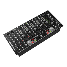 Behringer VMX1000 Manuel utilisateur | Fixfr