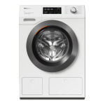 Miele WCH870 WCS PWash&amp;TDos&amp;8kg Lave-linge &agrave; chargement frontal W1 Manuel utilisateur